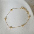 Everyday Gold Glow | 18K Gold Laser Bead Bracelet