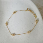 Everyday Gold Glow | 18K Gold Laser Bead Bracelet