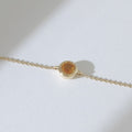 Yellow sapphire bracelet