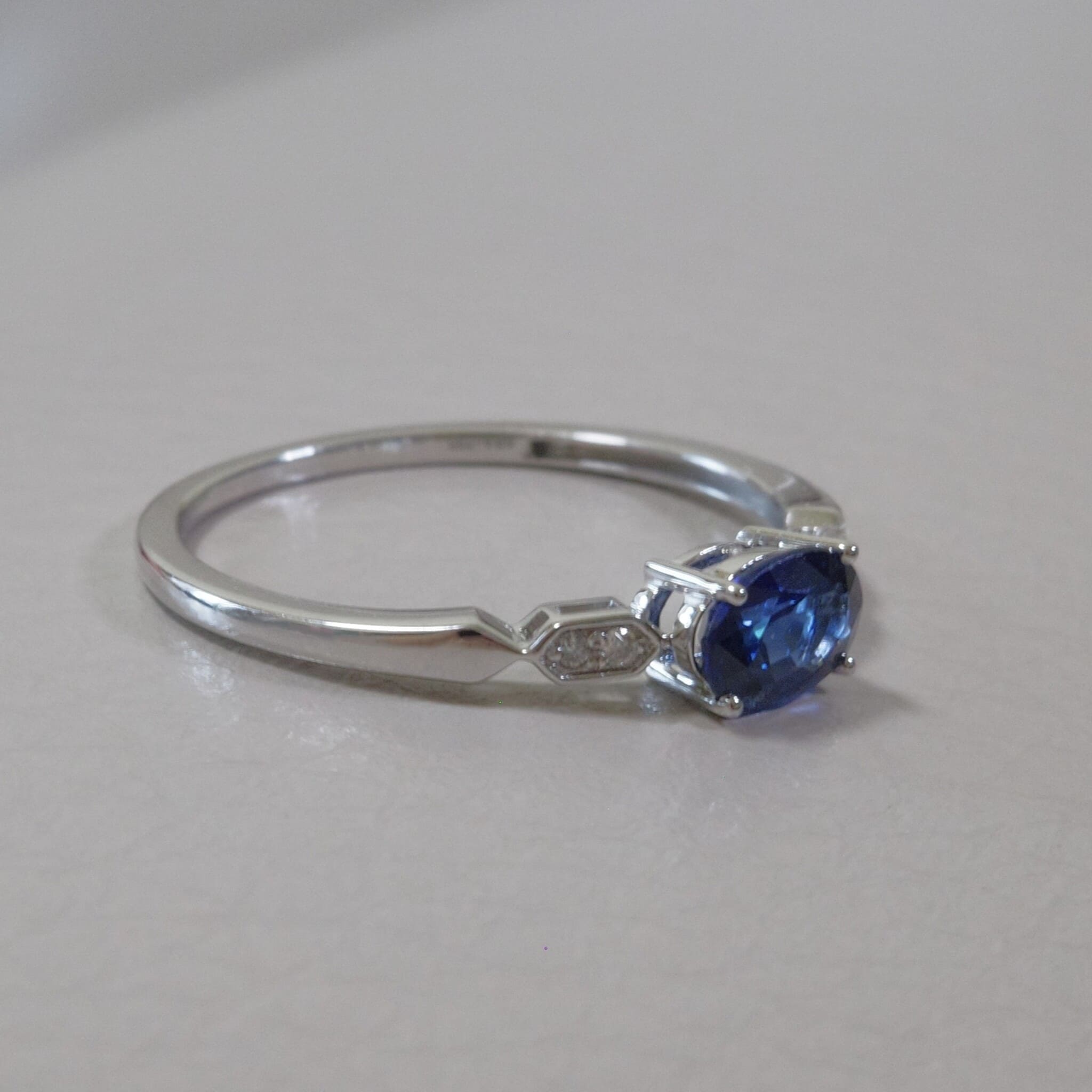 Sapphire & Diamond Ring