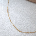 Everyday Gold Glow | Japanese Mix of Faceted Links Everyday Chain