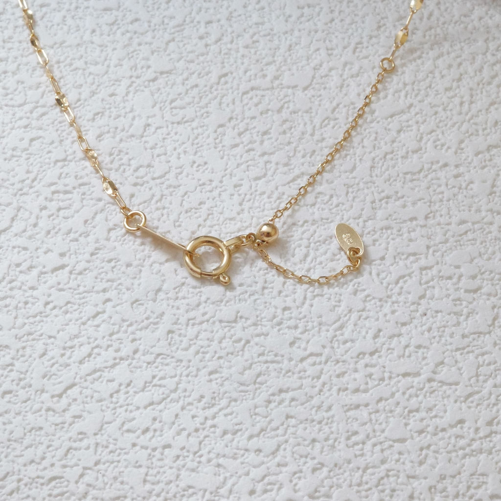 Everyday Gold Glow | Japanese Mix of Faceted Links Everyday Chain