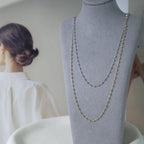 日本工藝輕盈K金鏈
