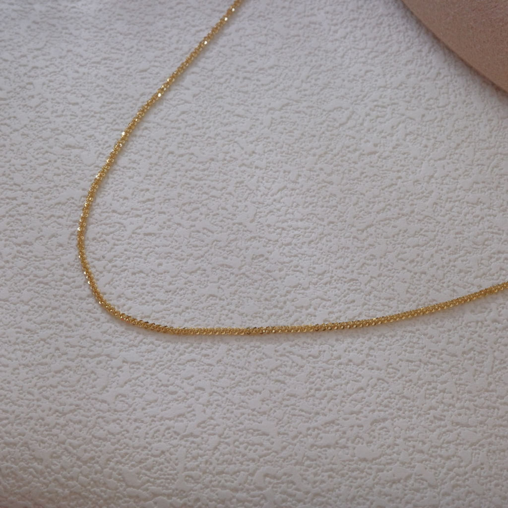 Everyday Gold Glow | Faceted Everyday Necklace