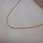 Everyday Gold Glow | Faceted Everyday Necklace