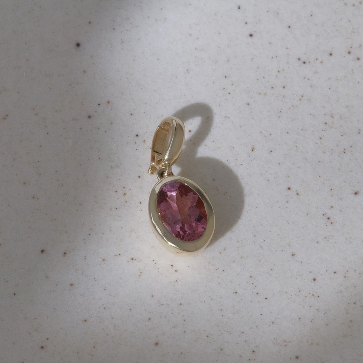 October birthstone ｜Pink Tourmaline  Pendant