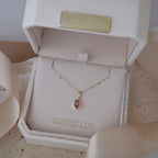 October birthstone ｜Pink Tourmaline  Pendant