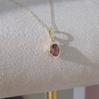 October birthstone ｜Pink Tourmaline  Pendant