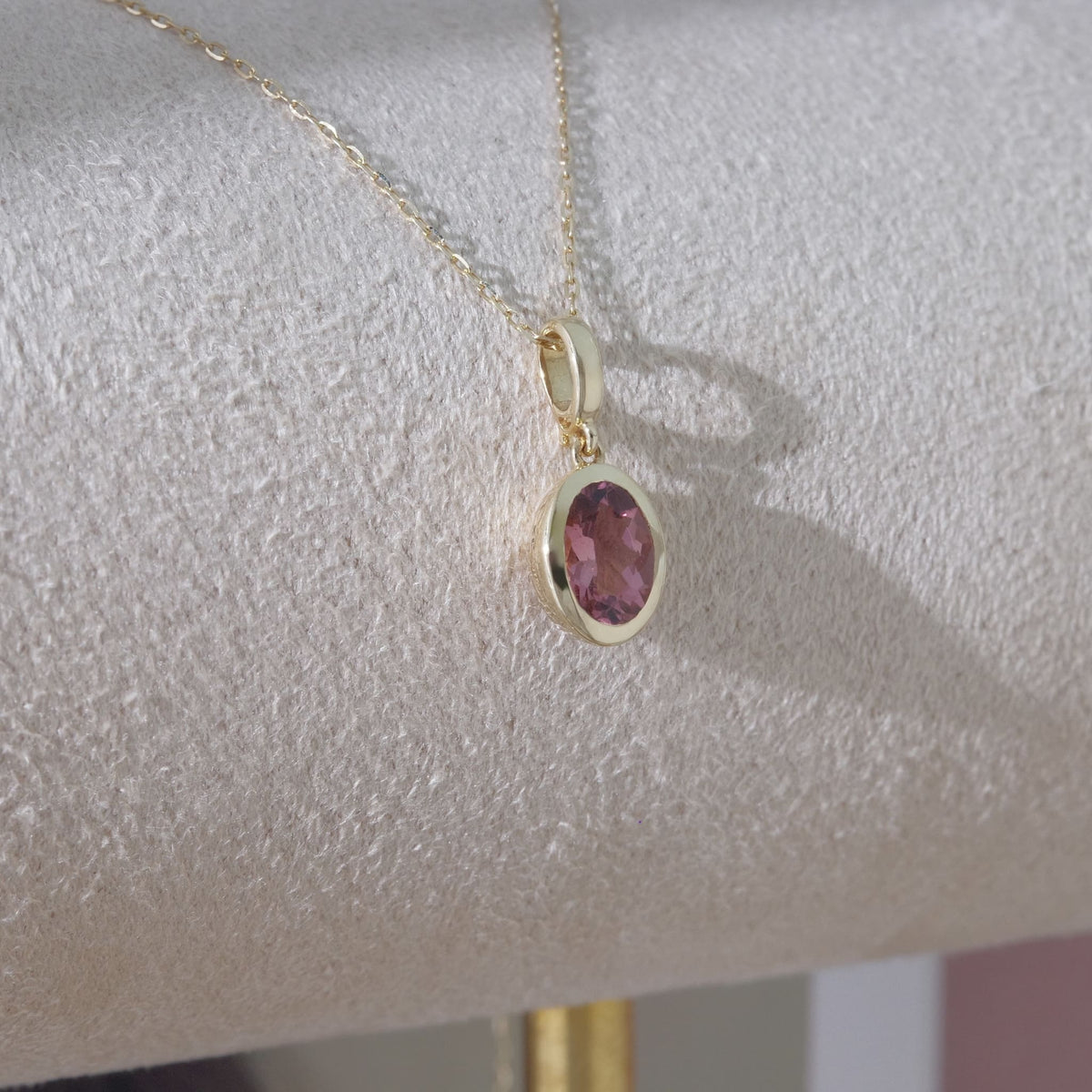 October birthstone ｜Pink Tourmaline  Pendant