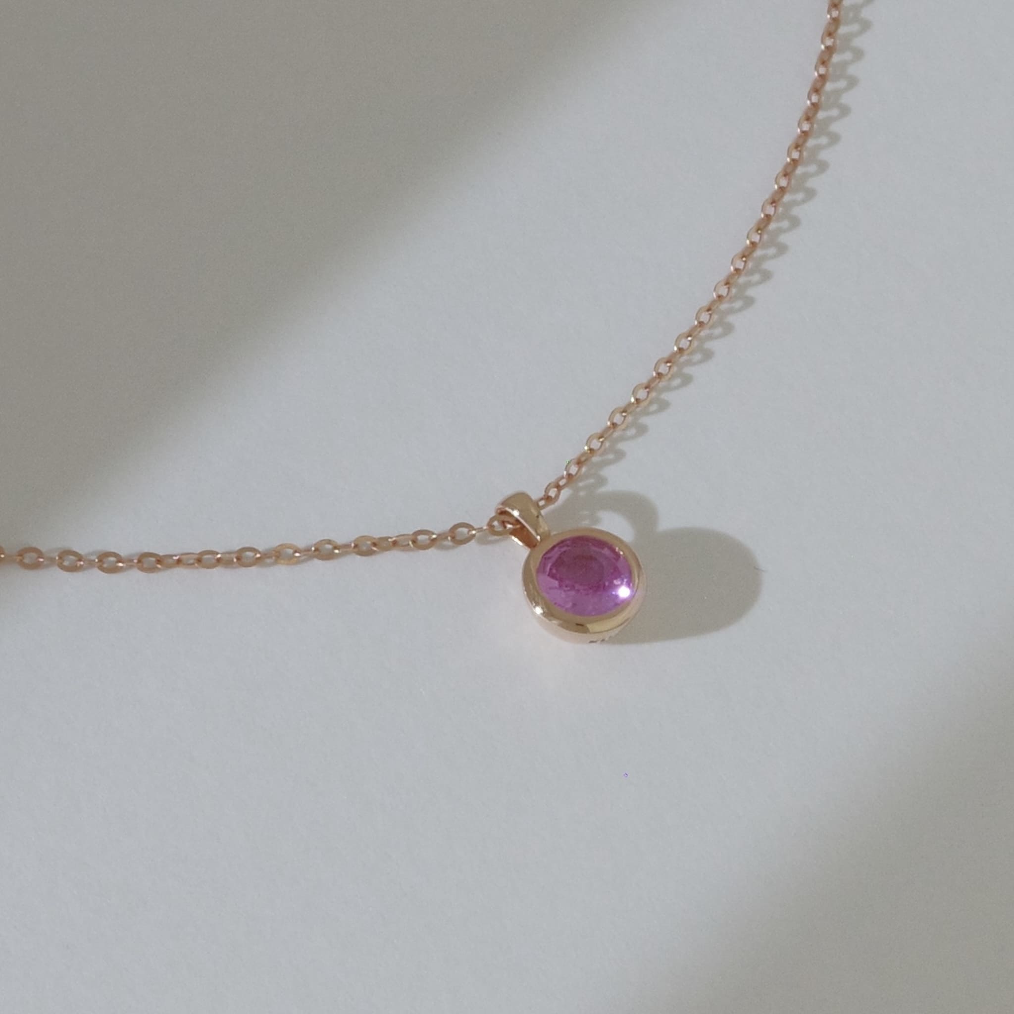Mudita | Pink Sapphire Pendant