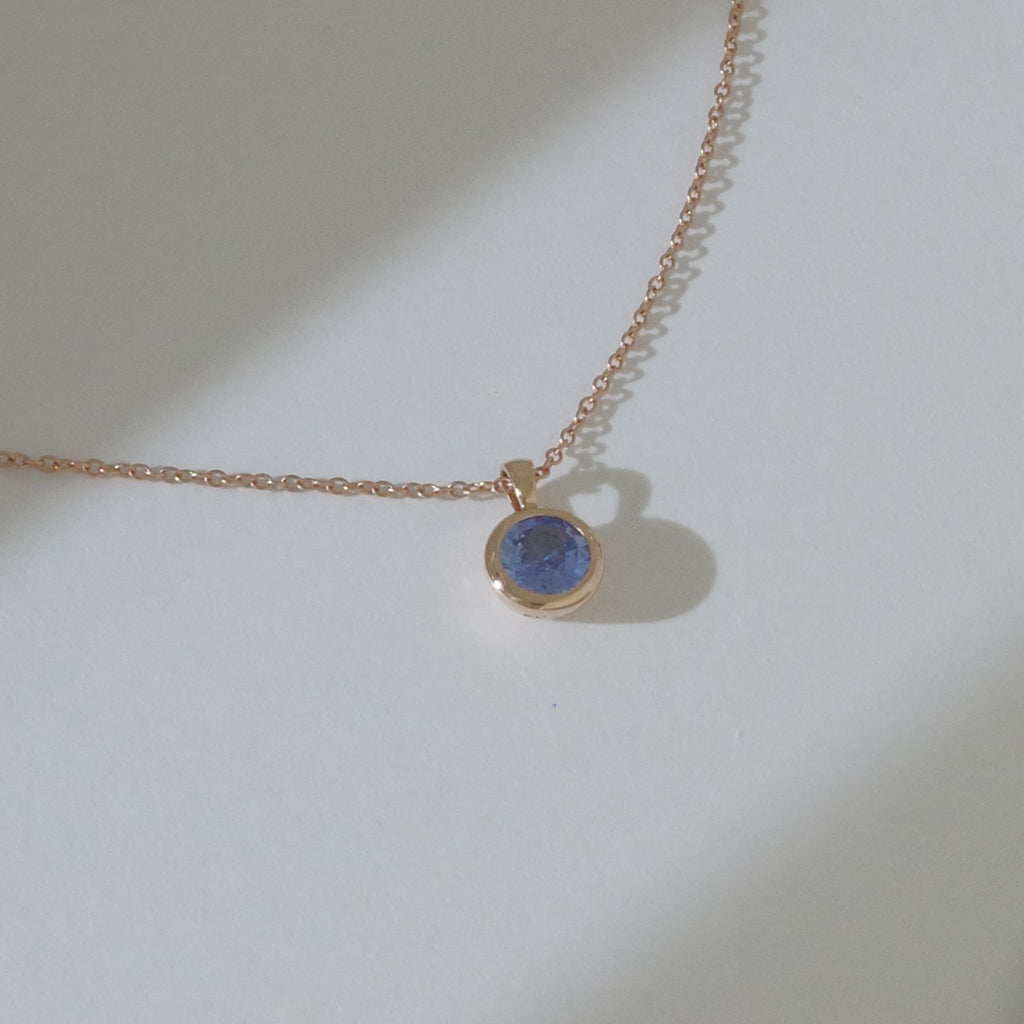 Mudita | Blue Sapphire Pendant