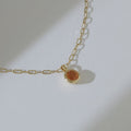 Mudita | Yellowish Orange Sapphire Pendant