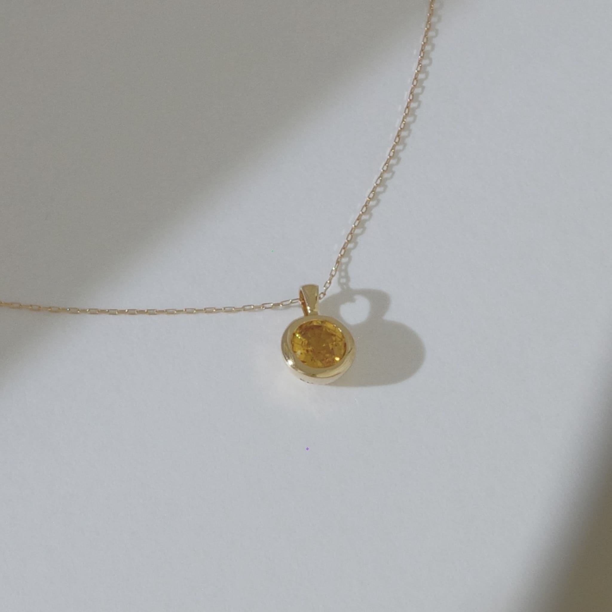 Mudita | Yellow Sapphire Pendant