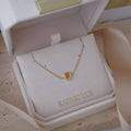 Yellow sapphire bracelet in a gift box