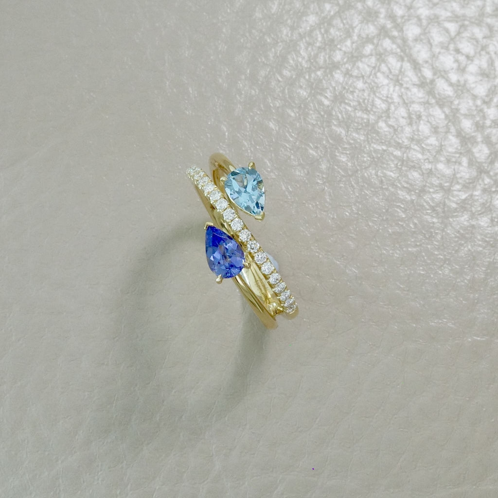 海藍寶戒指
