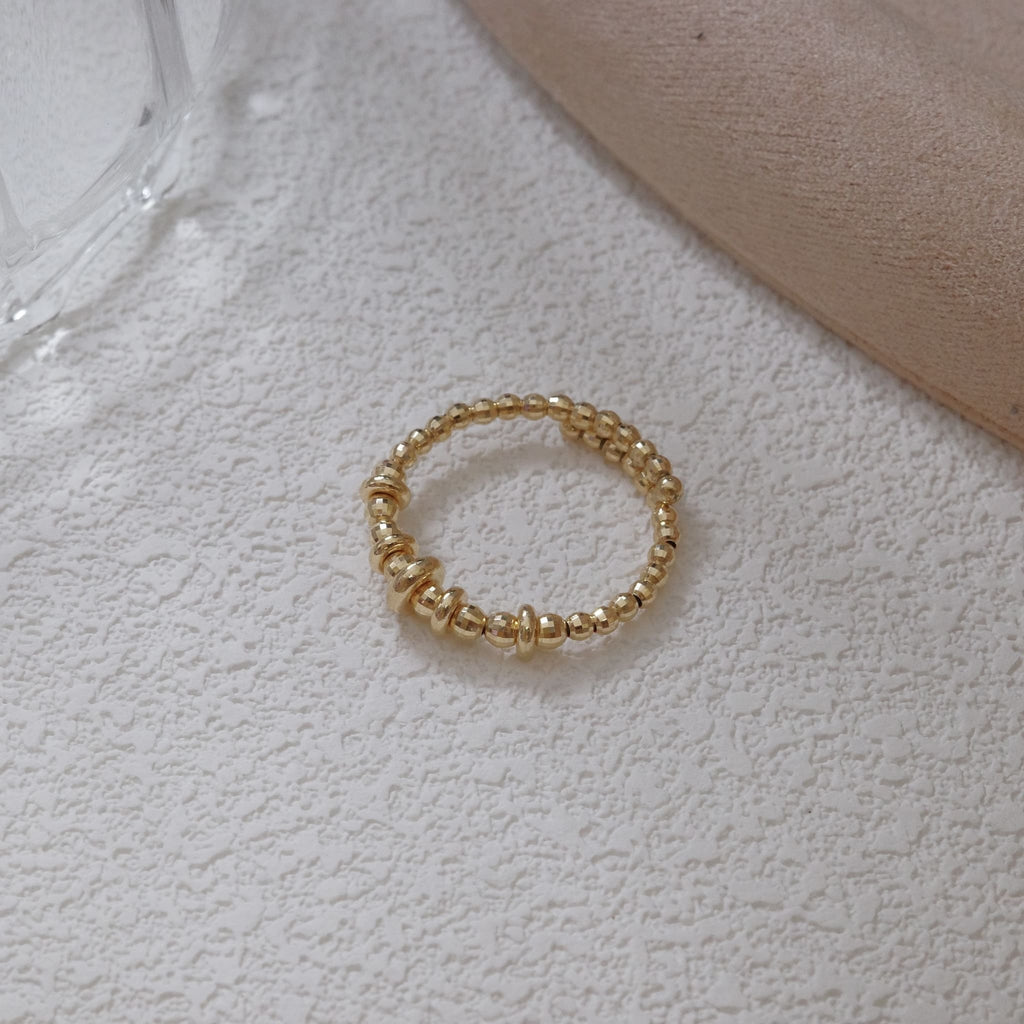 18K Gold Elastic Ring