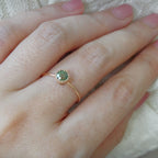 Serendipity Collection | Green Color Sapphire Ring