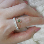 Serendipity Collection | Green Color Sapphire Ring