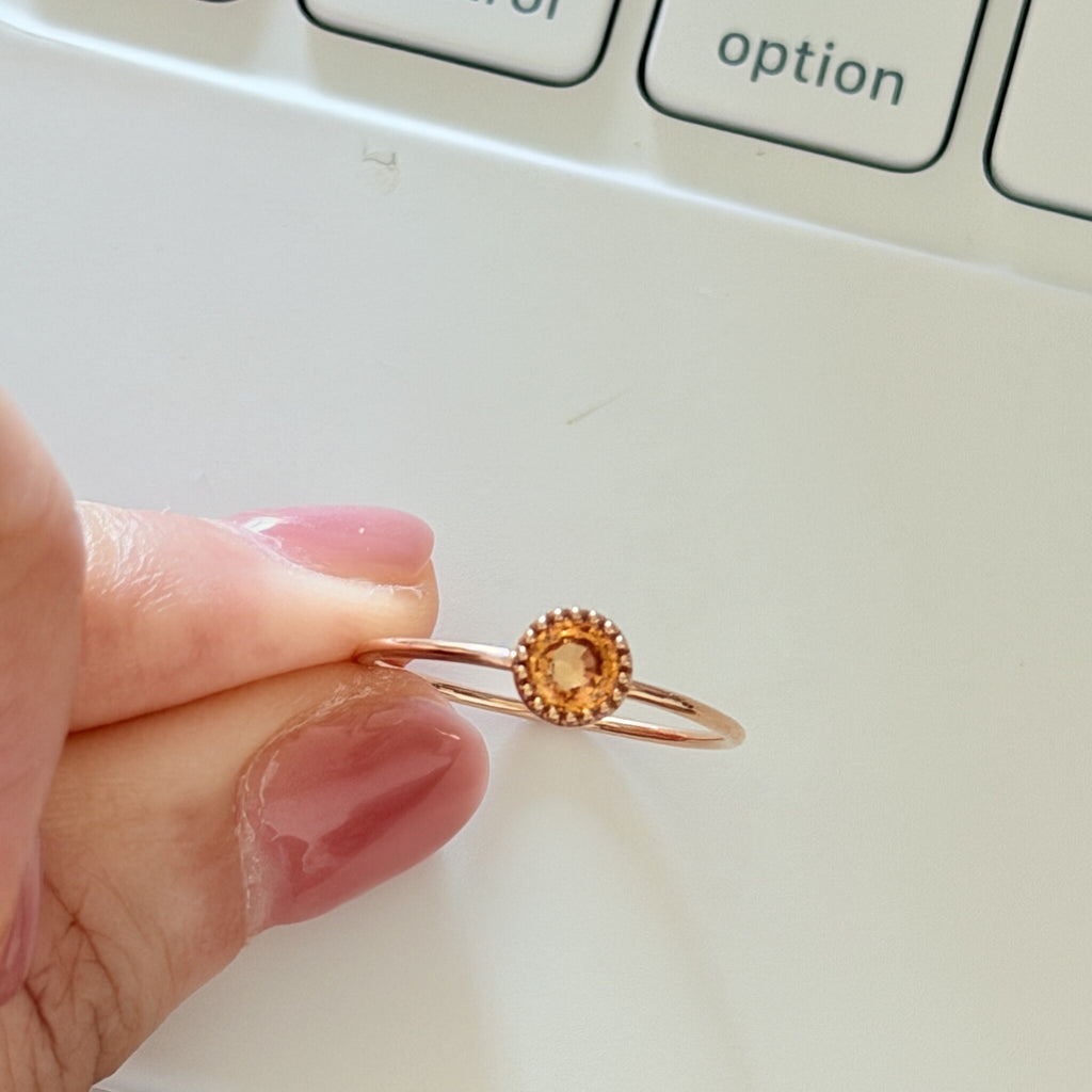 Serendipity Collection | Yellow Color Sapphire Ring