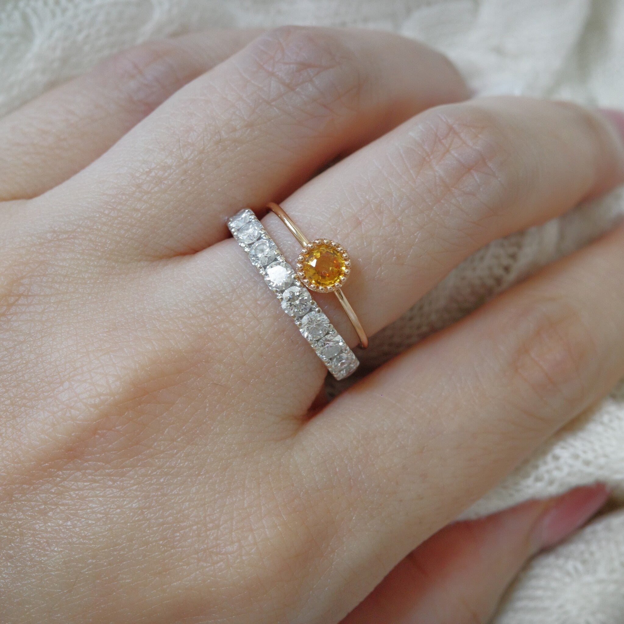 Serendipity Collection | Yellow Color Sapphire Ring