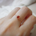 Serendipity Collection | Orange Color Sapphire Ring
