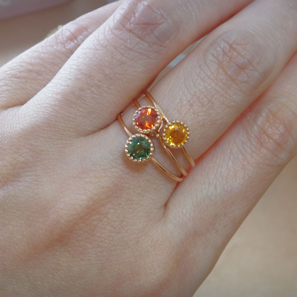 Serendipity Collection | Yellow Color Sapphire Ring